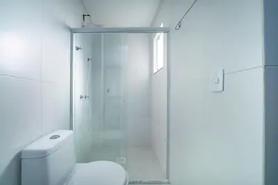 Uma casa de banho em 4 Suítes Frente Mar Praia da Lagoinha