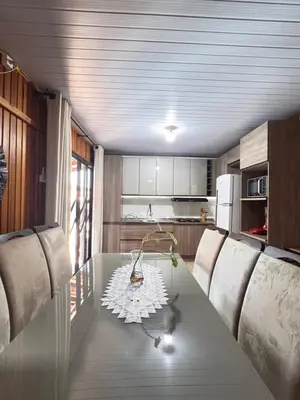 A cozinha ou kitchenette de Casa Mar Azul