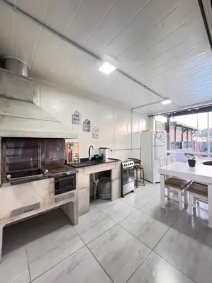 A cozinha ou kitchenette de Casa Mar Azul