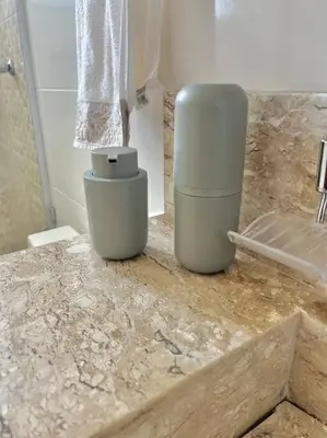 Uma casa de banho em Apartamento na praia de palmas