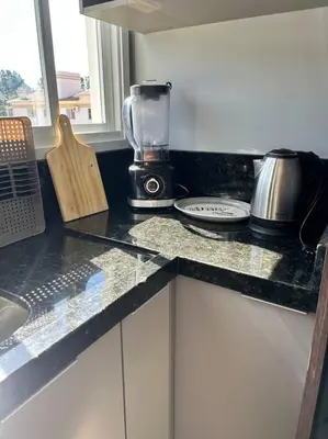 A cozinha ou kitchenette de Apartamento na praia de palmas