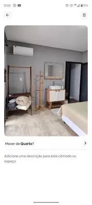 Uma cama ou camas num quarto em Casa vista mar