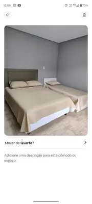 Uma cama ou camas num quarto em Casa vista mar