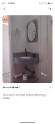 Uma casa de banho em Casa vista mar