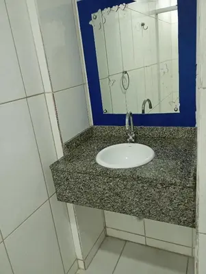 Uma casa de banho em Pousada Morro dó Macaco ARTE