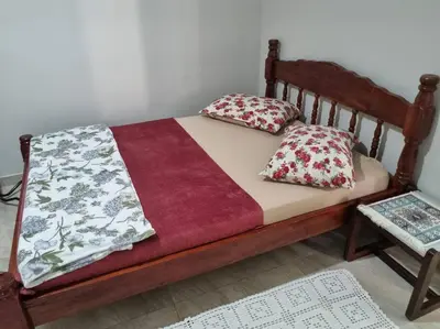 Uma cama ou camas num quarto em Casa da Liz