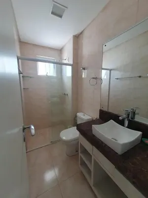 A planta de Amplo Apartamento em Meia Praia