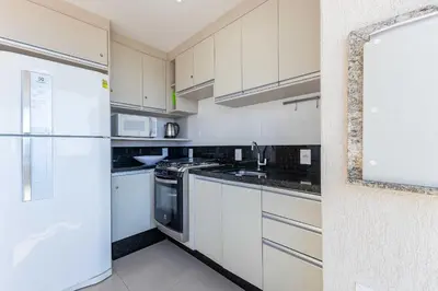 A cozinha ou kitchenette de Cobertura na praia de Bombinhas