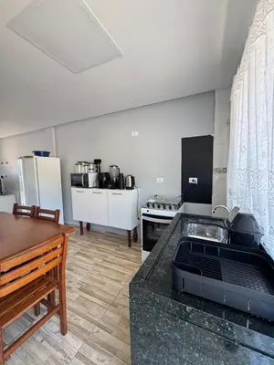 A cozinha ou kitchenette de Hospedaria marli