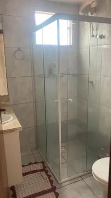 Uma casa de banho em Apartamento Temporada Porto Belo