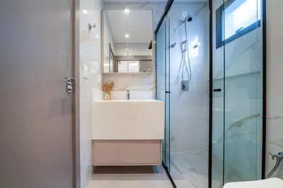 Uma casa de banho em East Wind 202 - Vista Mar em Mariscal