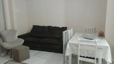 Uma área de estar em Casa em Bombas - Bombinhas