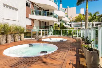 Uma varanda ou terraço em Cobertura com Jacuzzi Privativa - Boulevard