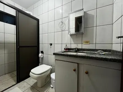 A planta de B165 - Apto para 6 pessoas no centro de Bombinhas