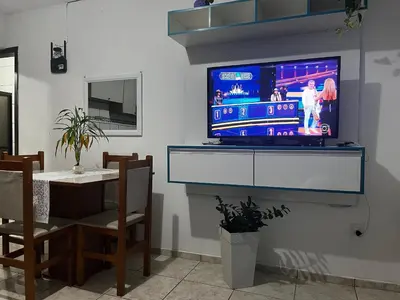 A planta de B165 - Apto para 6 pessoas no centro de Bombinhas