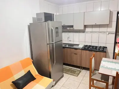 A planta de B165 - Apto para 6 pessoas no centro de Bombinhas
