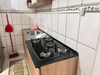 A planta de B165 - Apto para 6 pessoas no centro de Bombinhas