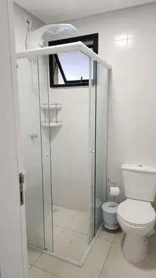 Uma casa de banho em Lindo de Palmas