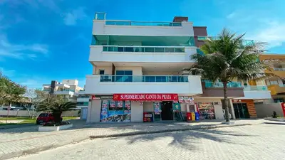 O edifício onde o apartamento está situado