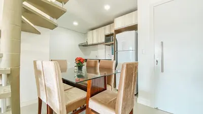 A cozinha ou kitchenette de Cobertura Duplex Quebec