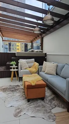 A planta de APARTAMENTO 3 SUITES MEIA PRAIA - ITAPEMA - 90 Metros DO MAR