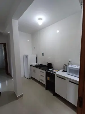 A cozinha ou kitchenette de AP 01 praia de mariscal