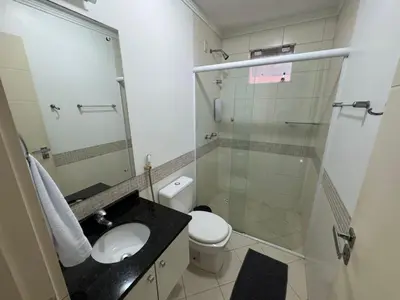 A planta de Apartamento 3 Suítes Vila do Mar Meia Praia