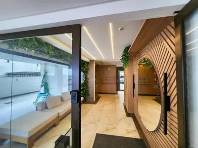 Uma casa de banho em MDM-301 Moderno Dpto frente a la playa de Palmas