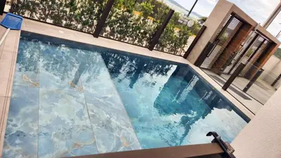 A piscina em ou perto de MDM-301 Moderno Dpto frente a la playa de Palmas