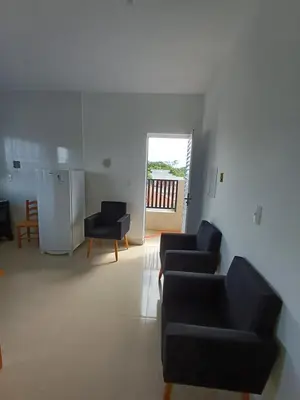 Uma área de estar em AP Praia Mariscal 800mt mar 07