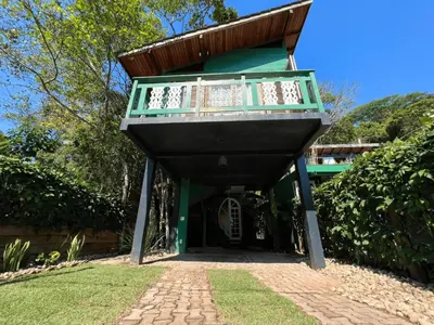 O edifício onde a casa de férias está situado