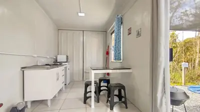 A cozinha ou kitchenette de RJ408-02 Container a 650m de la playa de Mariscal