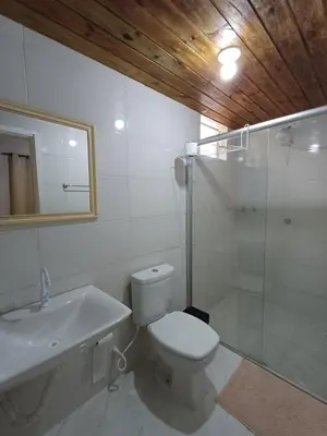Uma casa de banho em Casa Estação Atlântica