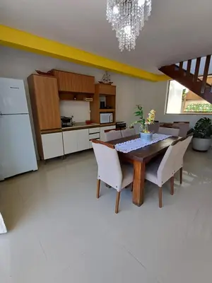 A cozinha ou kitchenette de Casa Estação Atlântica
