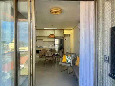 A cozinha ou kitchenette de Piscina no condominio! Apto em Palmas! OJ04I