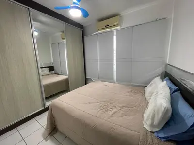 Uma cama ou camas num quarto em Apto B 17