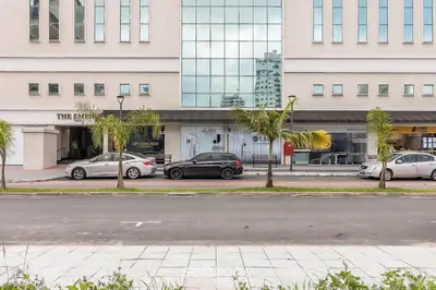 A planta de Apartamento c/ Churrasqueira 600m da Praia ETP1002