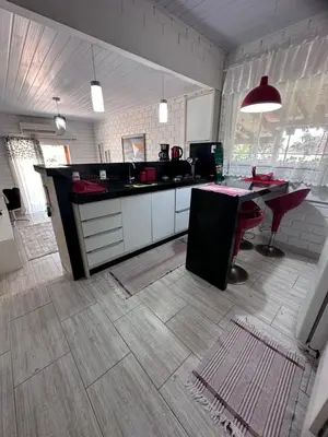 A cozinha ou kitchenette de Casa em Bombas