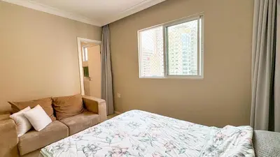 Uma cama ou camas num quarto em Allure Meia Praia
