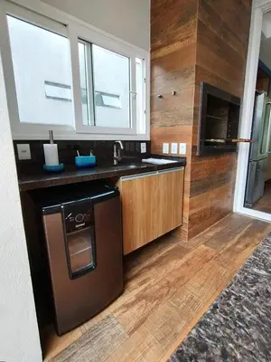 A cozinha ou kitchenette de Casa da Frida