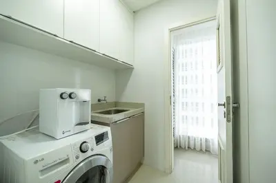 A cozinha ou kitchenette de Achei Itapema • Elegante ap 3 suítes 400m do mar