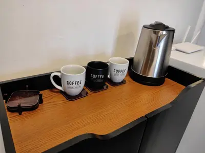 Comodidades para chá e café em Casa Nativa BC