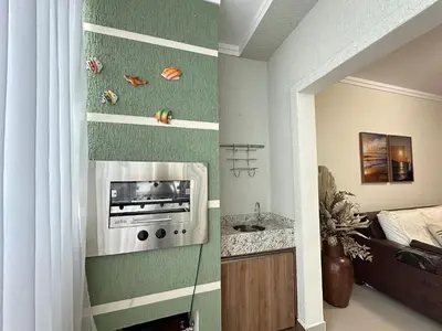 A cozinha ou kitchenette de Costa Mar Residence - Bombinhas