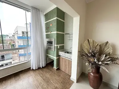 A cozinha ou kitchenette de Costa Mar Residence - Bombinhas