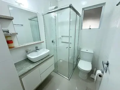 Uma casa de banho em Costa Mar Residence - Bombinhas
