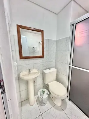 Uma casa de banho em Apartamento Térreo Praia de Bombinhas SC