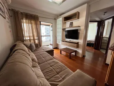 A planta de Apartamento a 50 metros da Praia - Barra Sul- BC