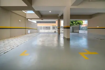 A planta de Apartamento Aconchegante 400m da Praia YV5962