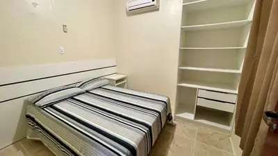 Uma cama ou camas num quarto em #07-B - (Refúgio e Mar) Hospedagem em Canto Grande, Bombinhas