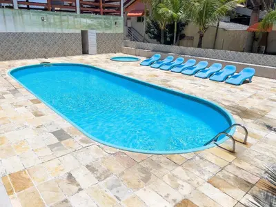 A piscina em ou perto de #08B-M - (Refúgio e Mar) Hospedagem em Canto Grande, Bombinhas